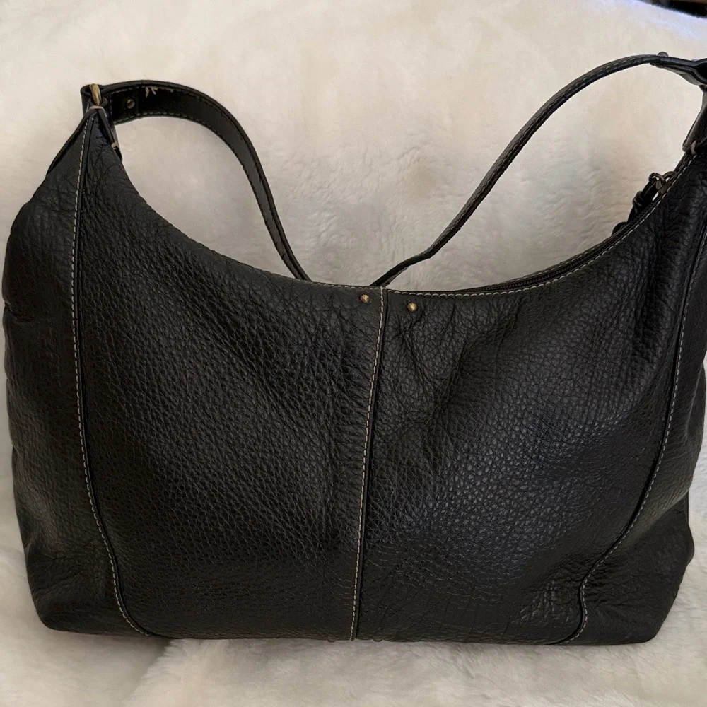 The Sak Black Leather Hobo Bag - Picture 2 of 12